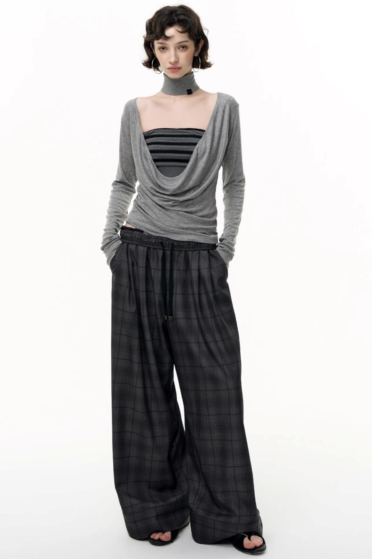 Vintage Wide-Leg Slacks