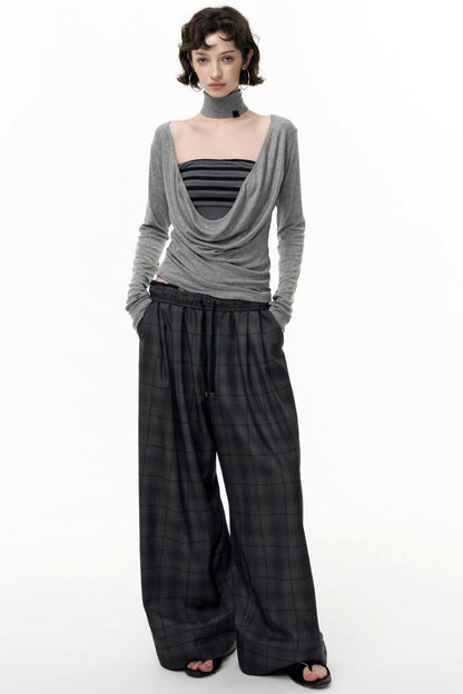 Vintage Wide-Leg Slacks