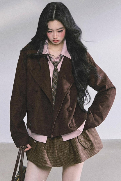 Autumn Collegiate Trench Coat