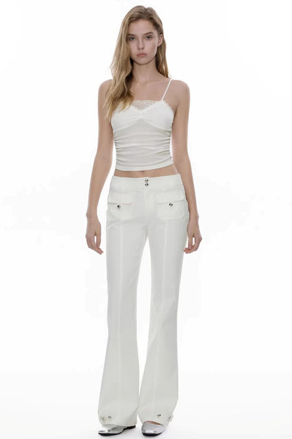 Wool Blend Lace Camisole