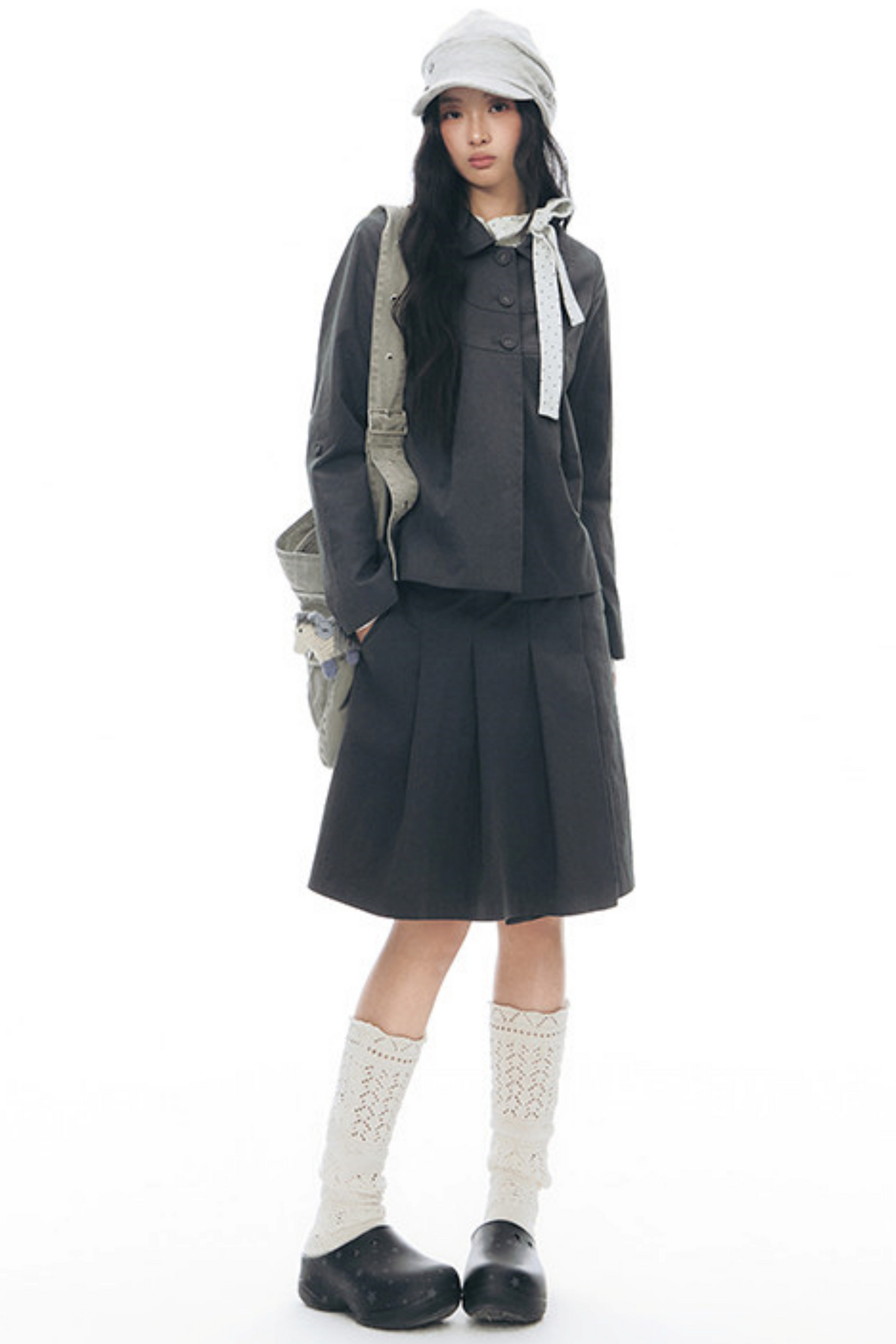 Original Pleated Workwear Skirt