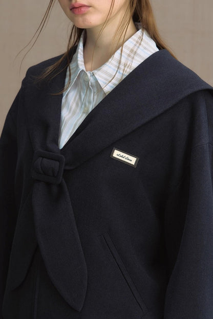 Mariner Navy Cropped Jacket