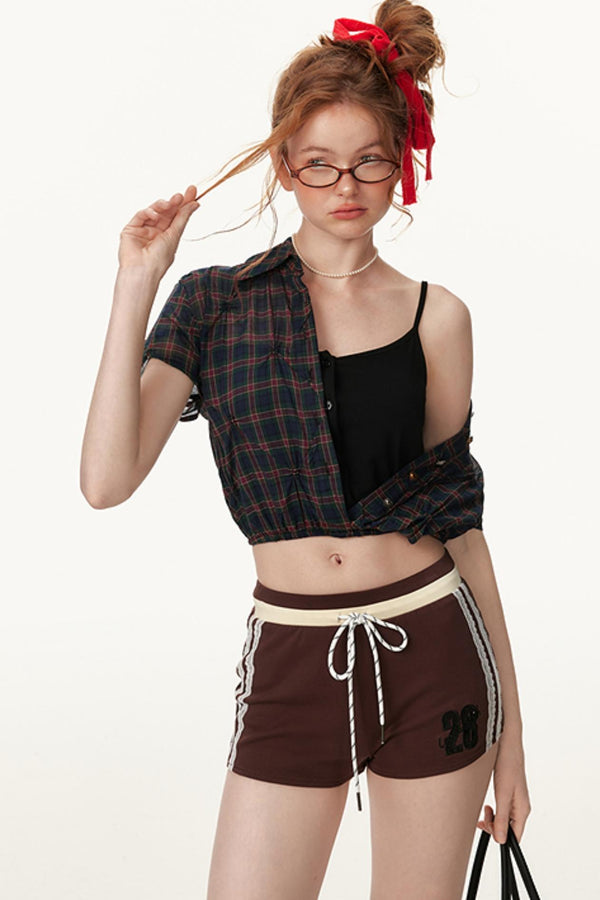 Short Sleeve Floral Fusion Top