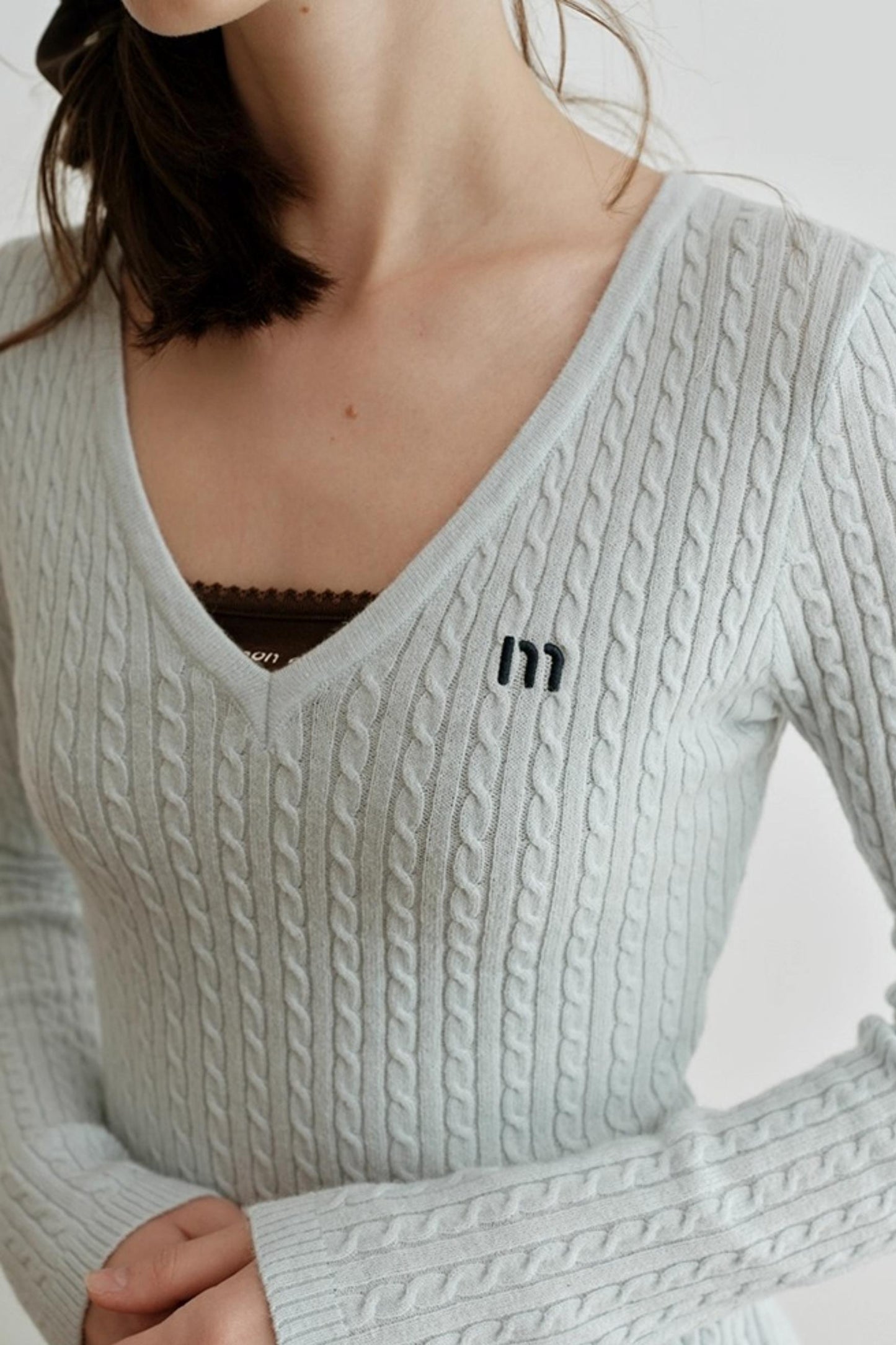 Velvet Twist Knitting Top