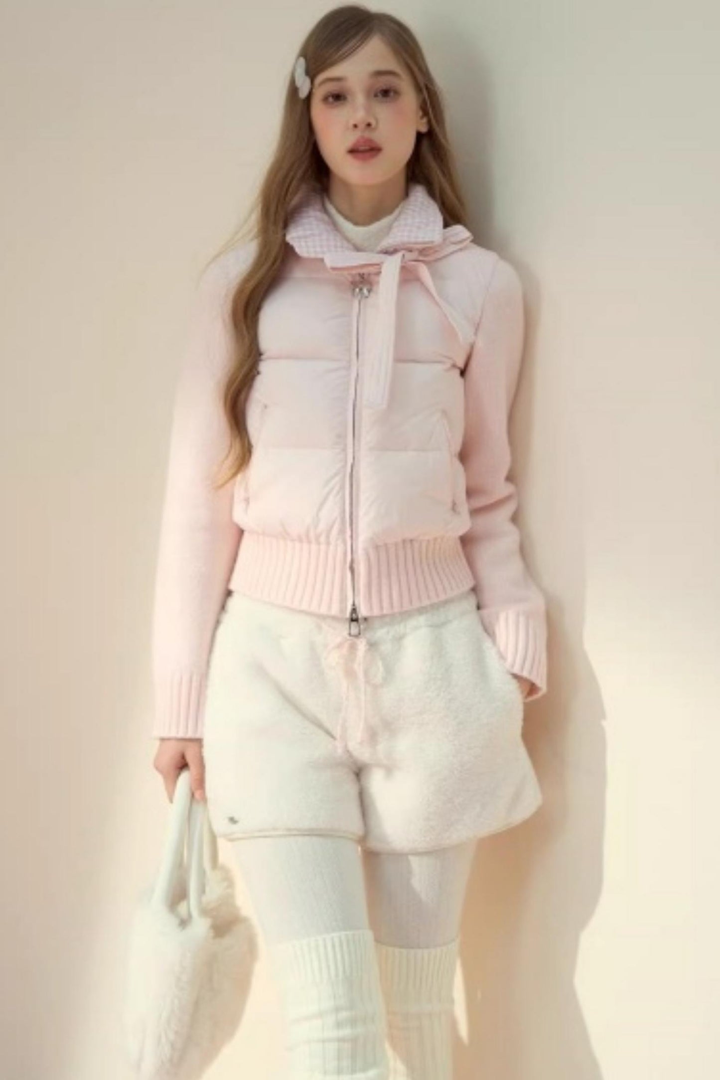 Fur Suede Versatile Lambwool Shorts