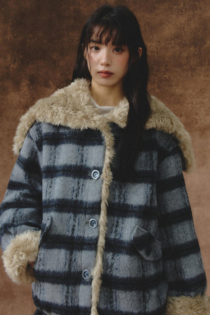 Sea Painter Navy Plaid Jacket