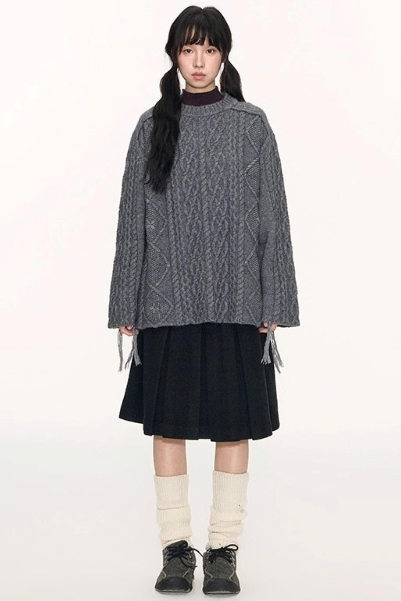 Nap Woolen A-Line Skirts