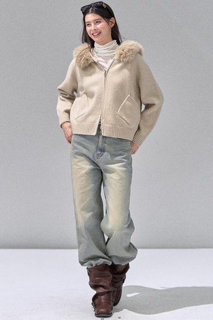 Retro Washed Straight Jeans