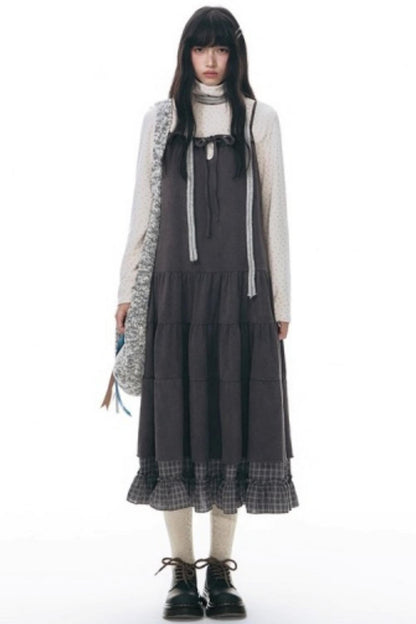 Star Brushed Turtleneck Long-Sleeved Top