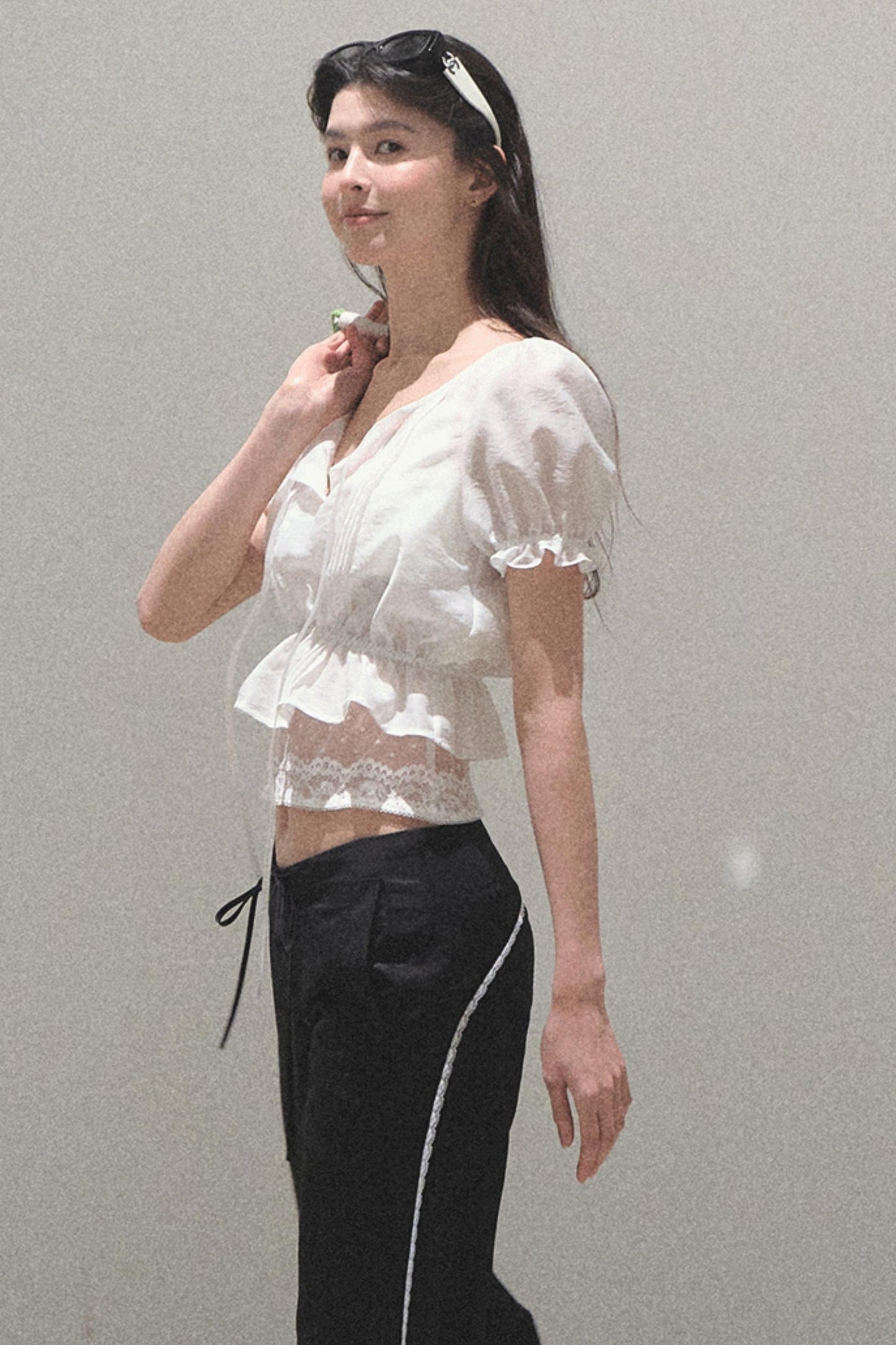 Windfold Bubble Sleeve Shirt