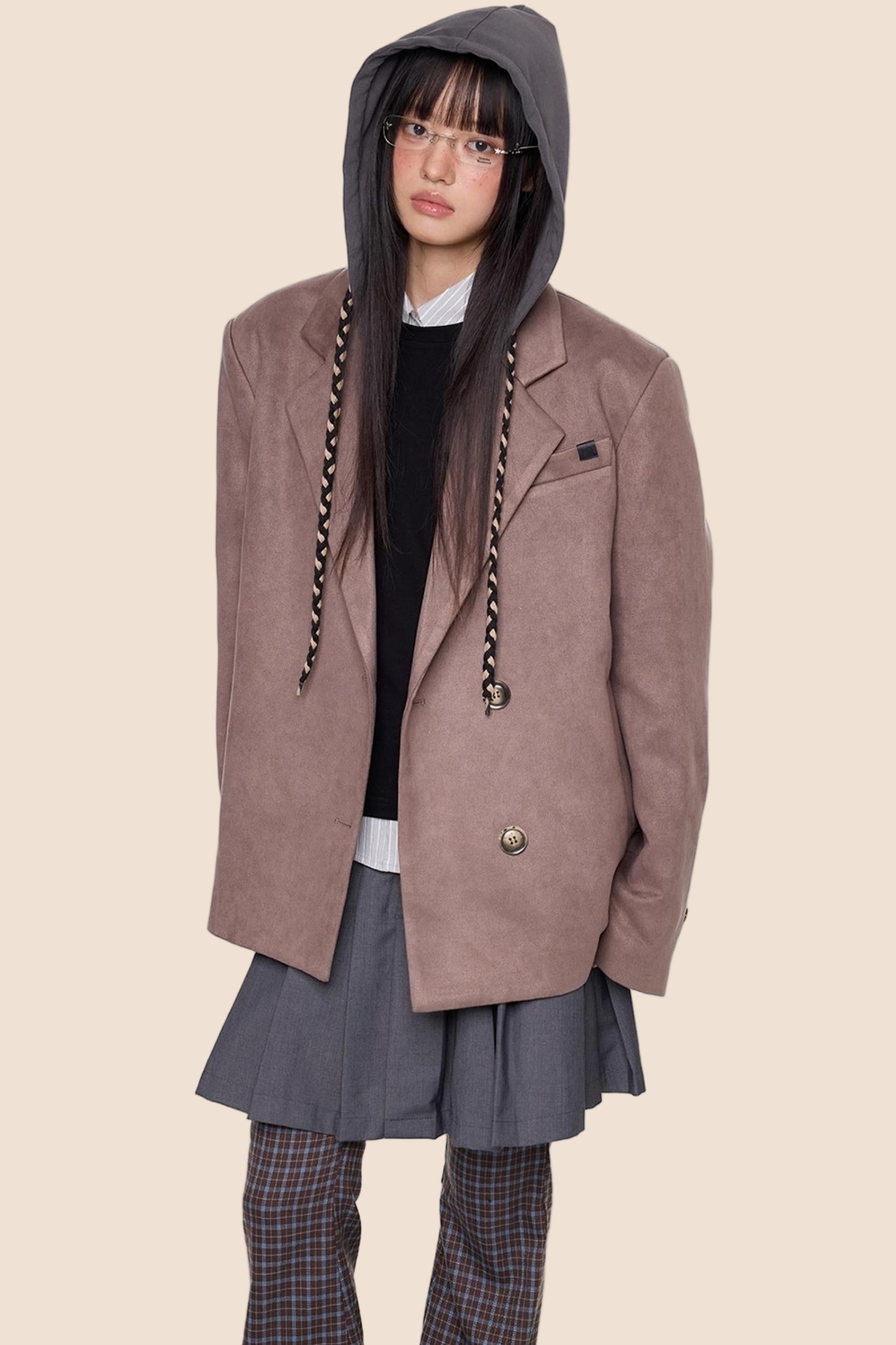 American Vintage Hooded Blazer