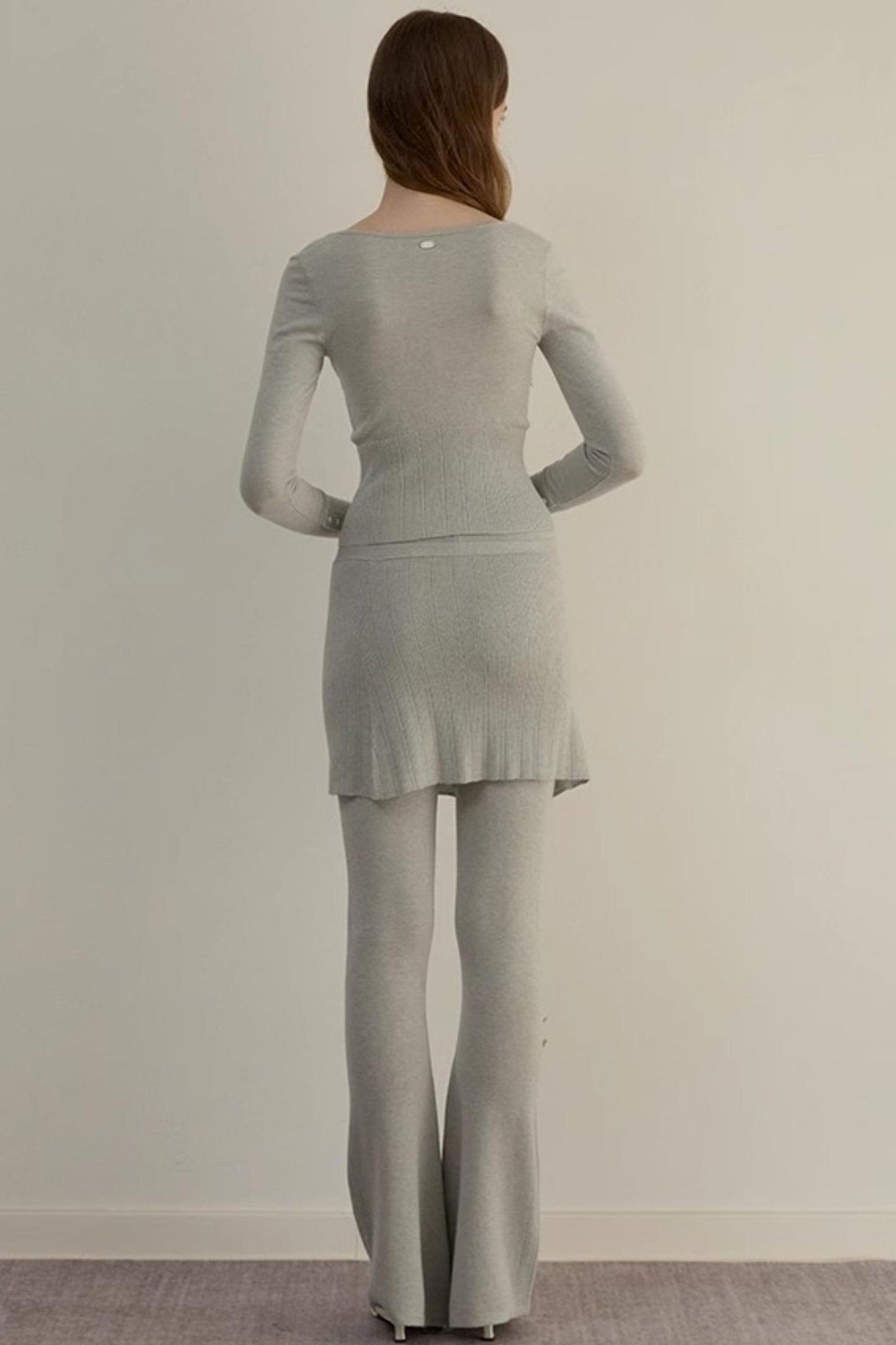 Dreamy Slim Trio Sweater Pants Set-Up