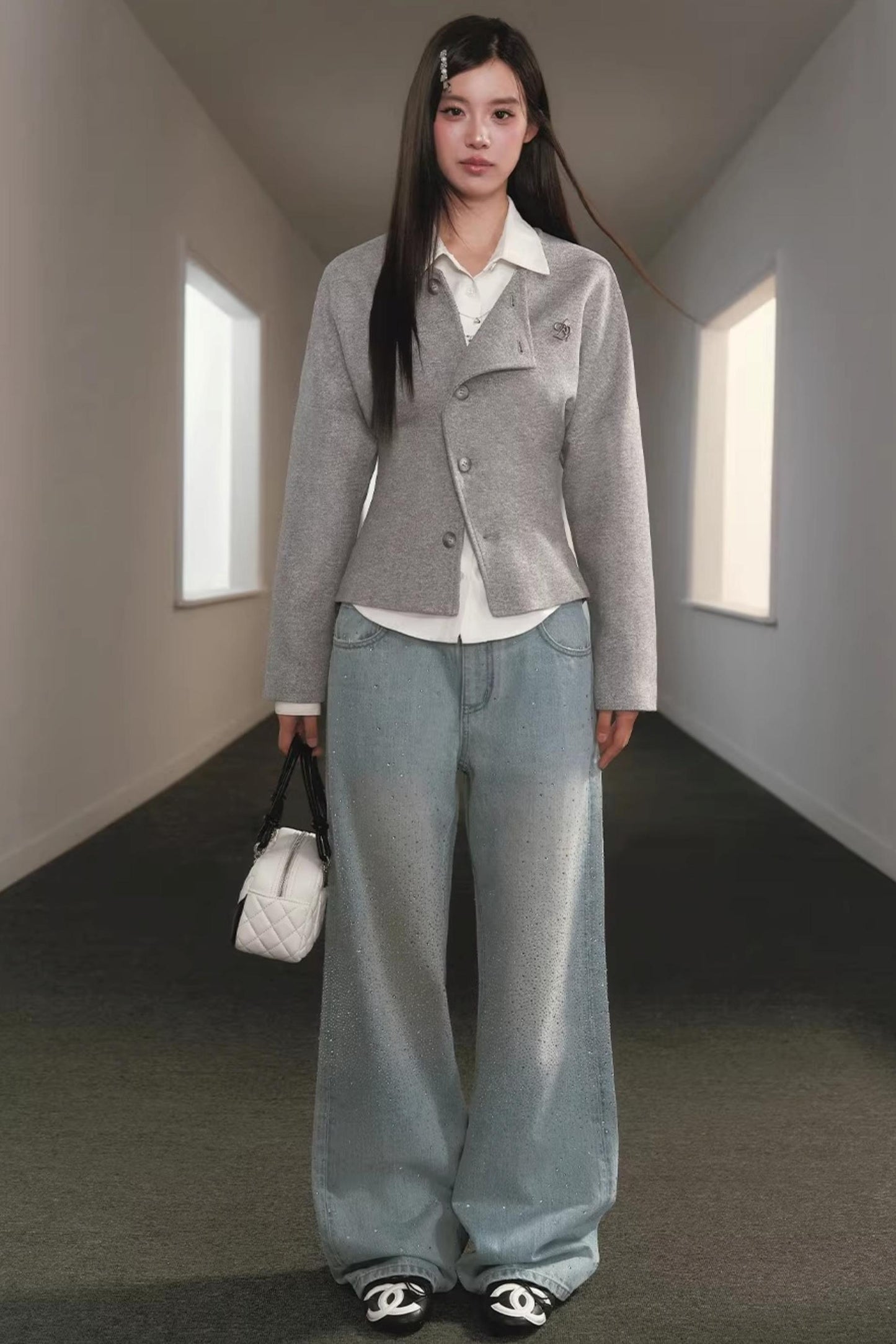 Starry Sky Rhinestone Jeans