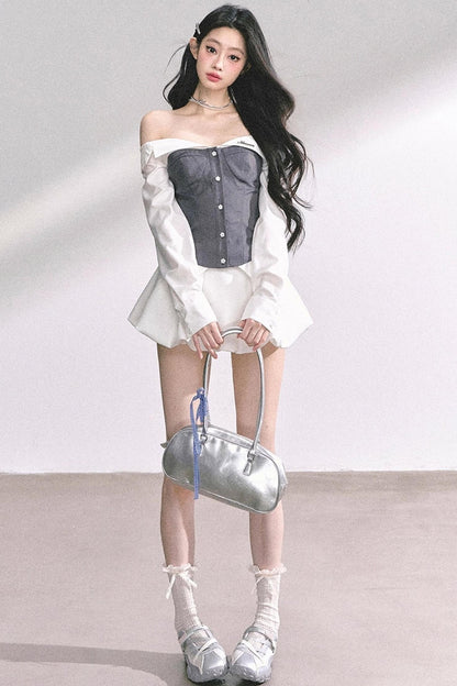 Slimming Hot Girl One-Shoulder Tops