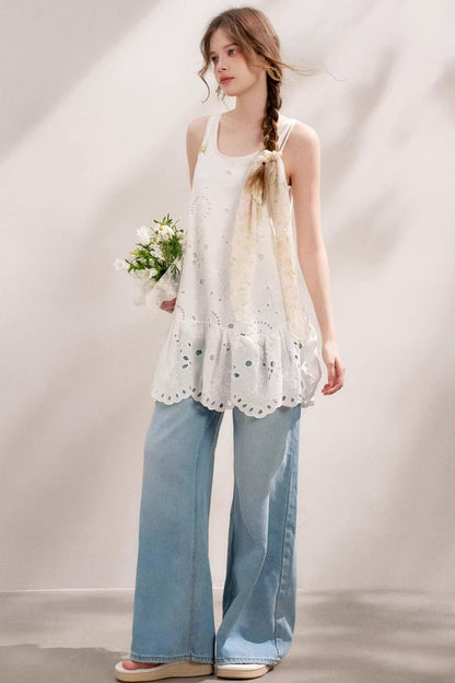 Island Chic Beaded Halter Dress