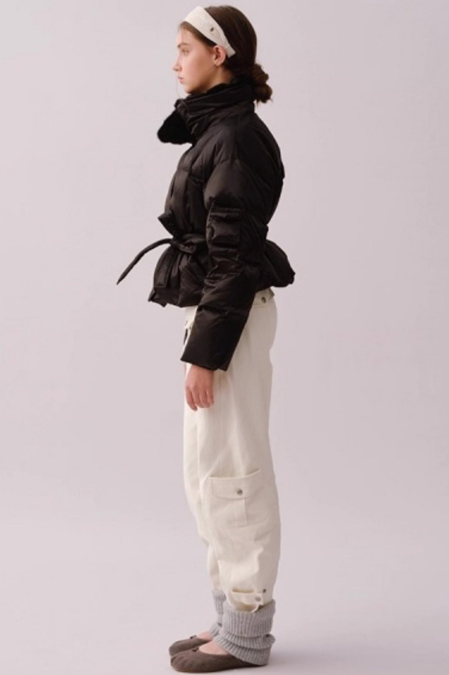 Retro Cotton Wide-Leg Pants