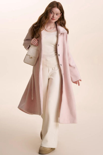 Romantic Lace Wool Pants