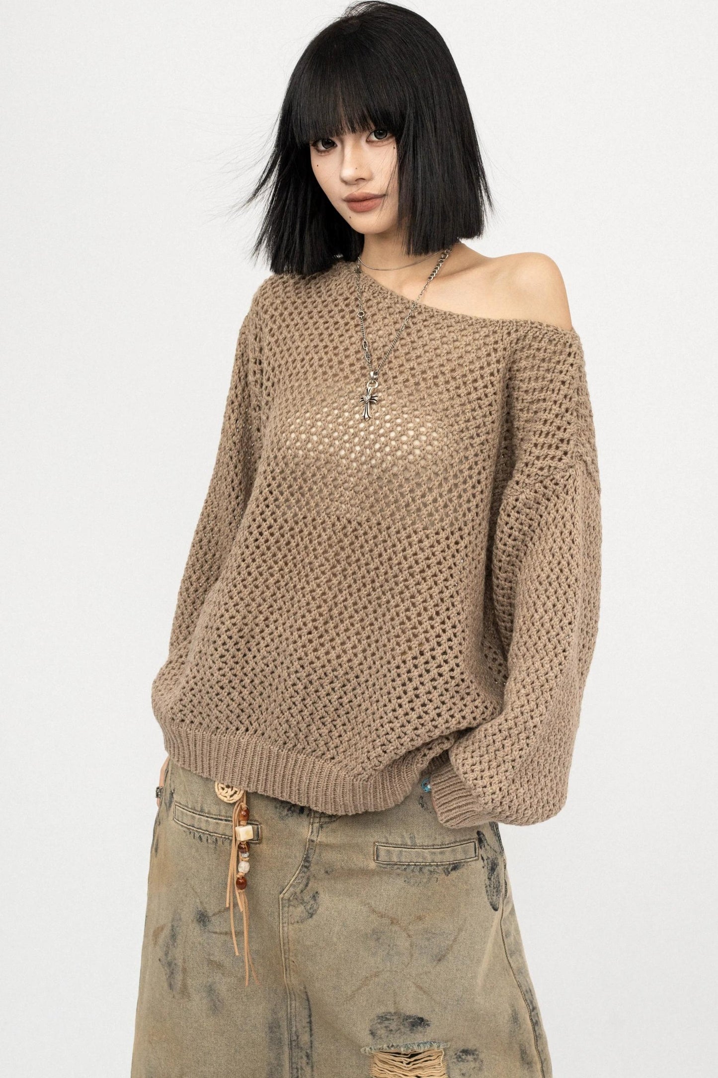 Vintage Hot Girl Knit Sweater