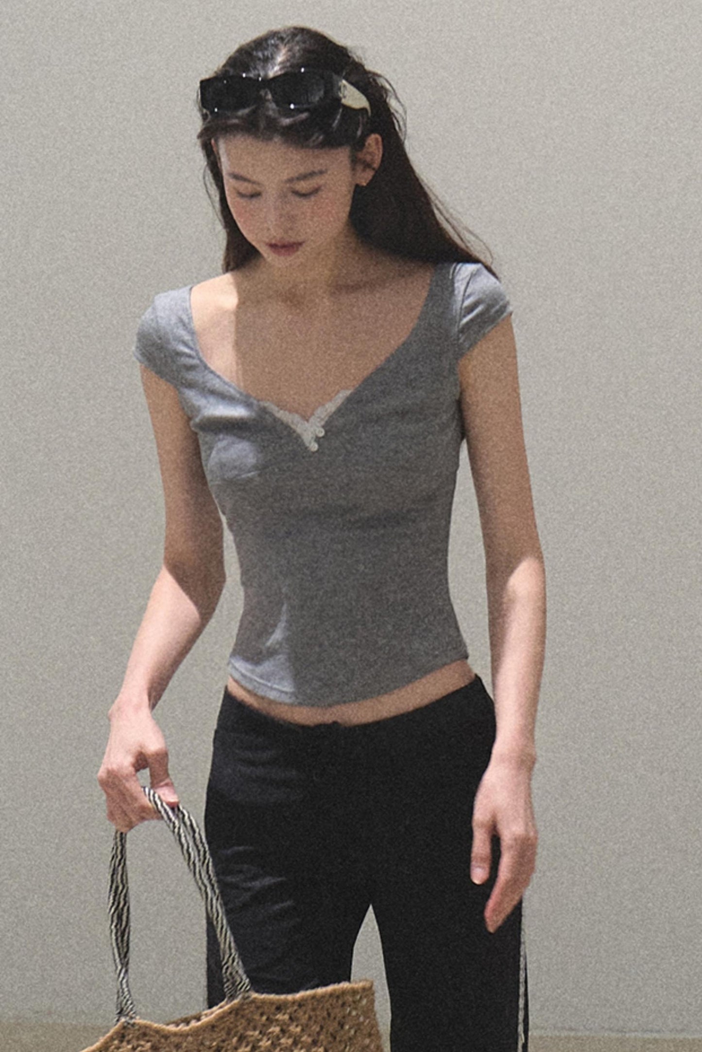 Whispering V-Neck Tee