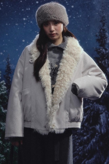 Reversible Lamb Wool Coat