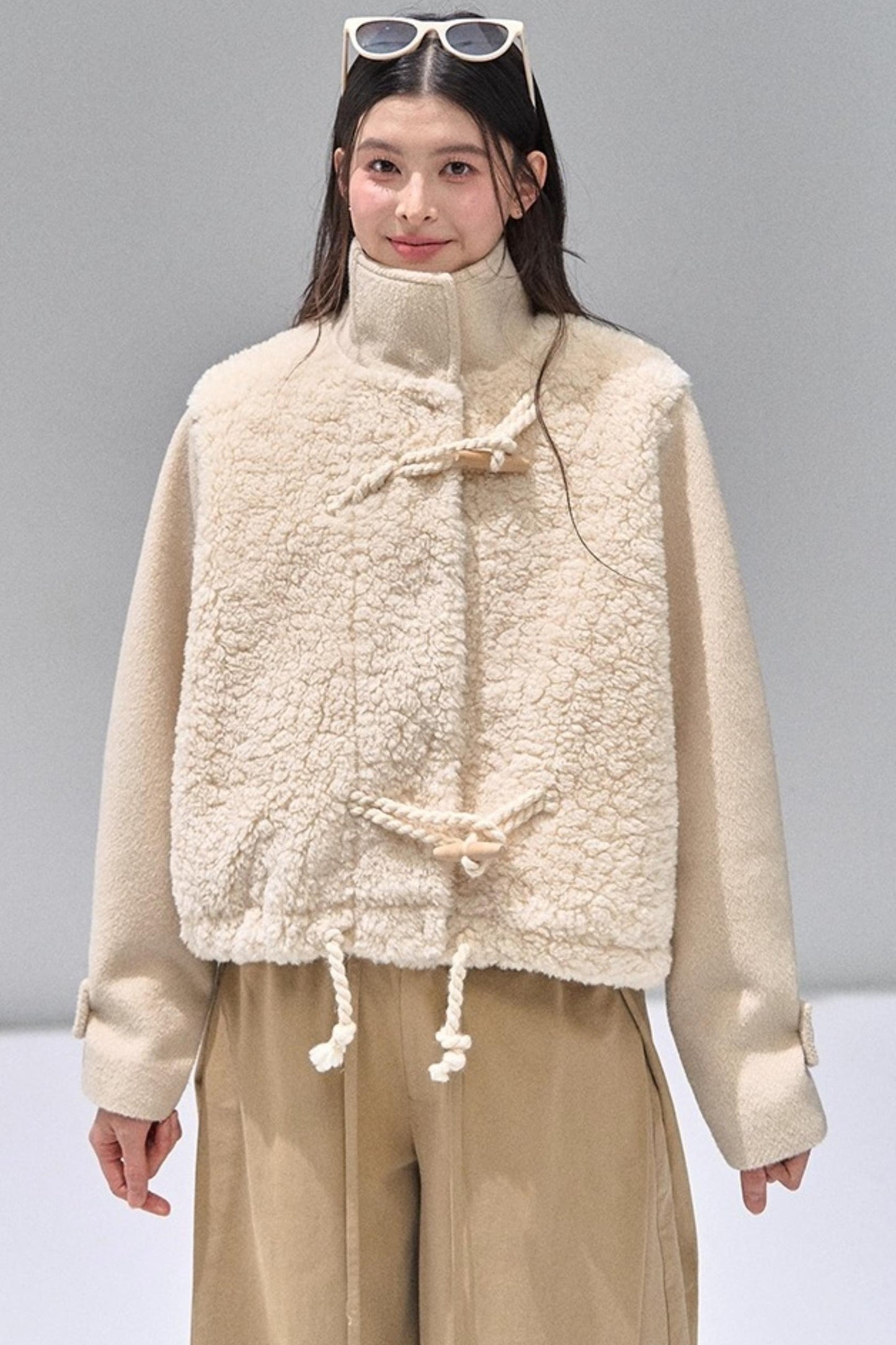 Toggle Button Woolen Coat