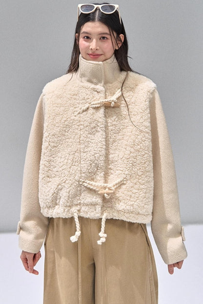 Toggle Button Woolen Coat