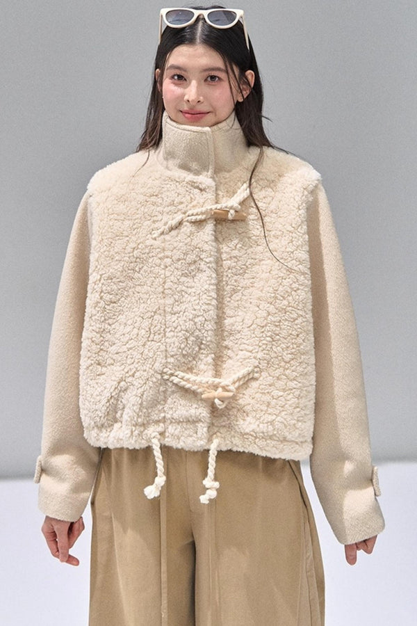 Toggle Button Woolen Coat