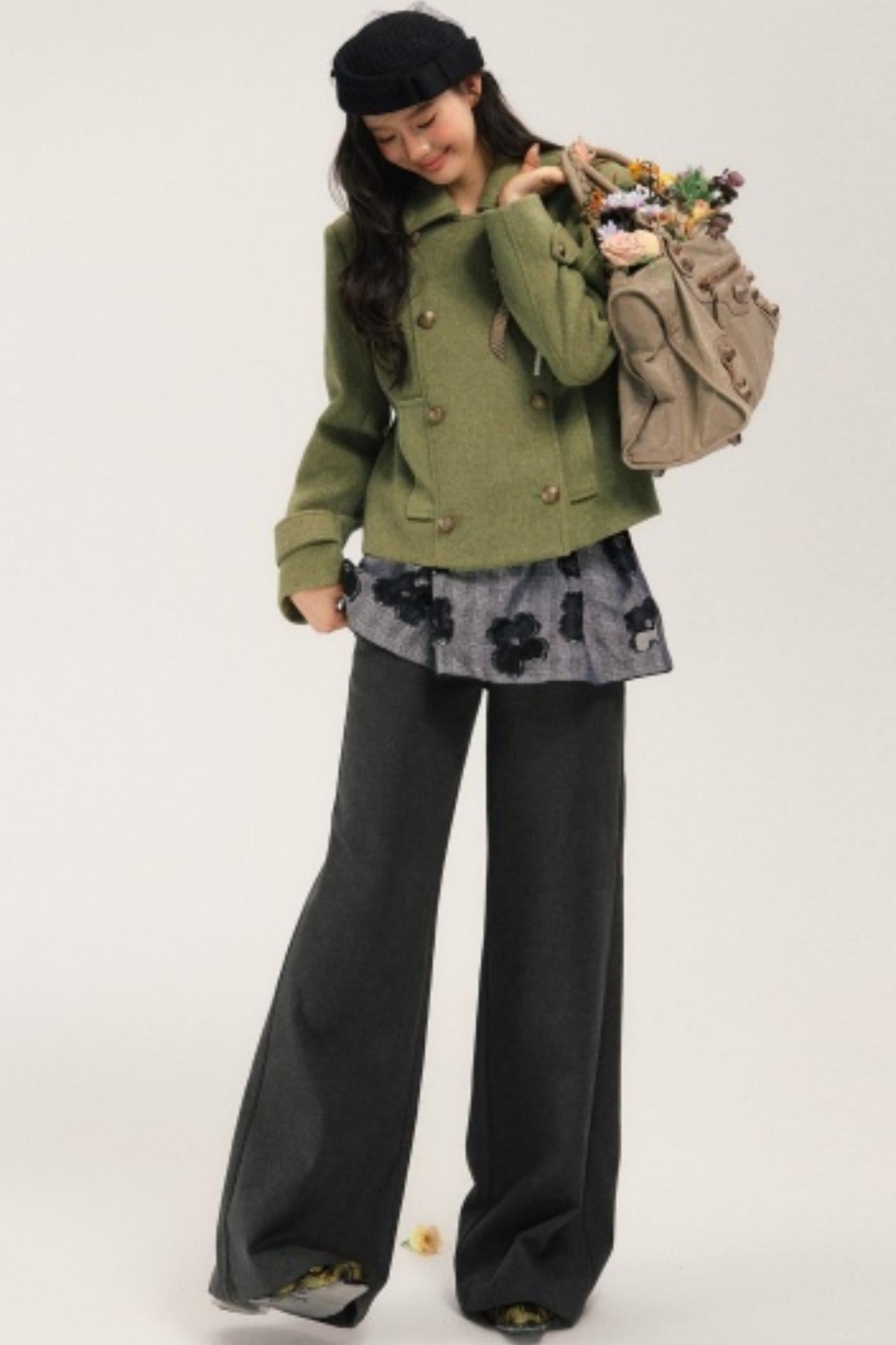 Casual Flared Slimming Pants