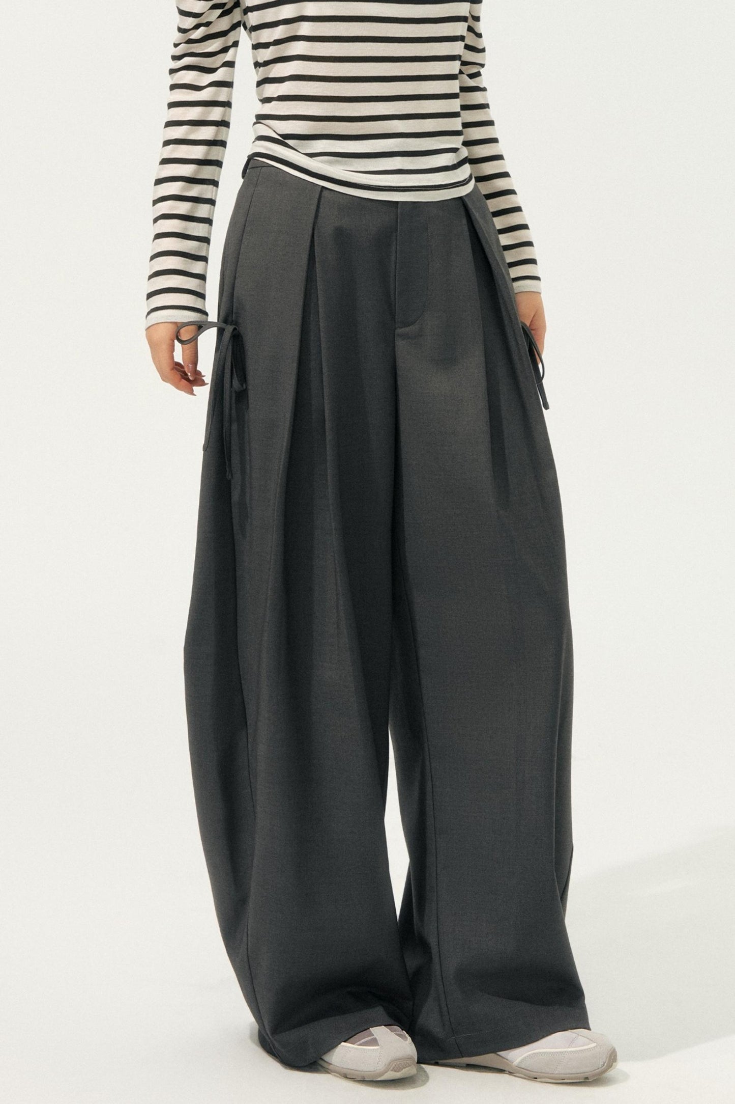 Loose Drape Straight Pants