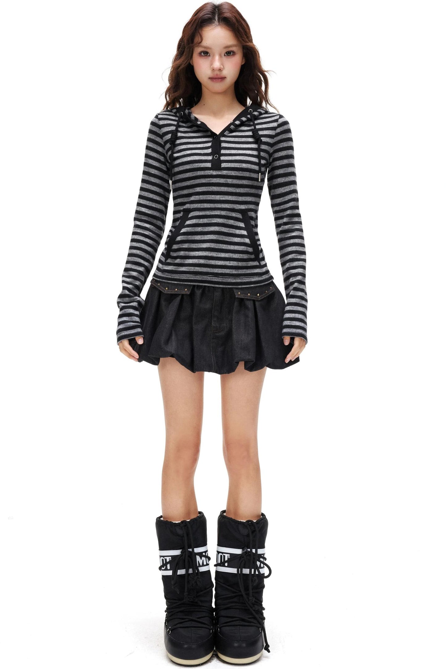 Floral Bud A-Line Skirt