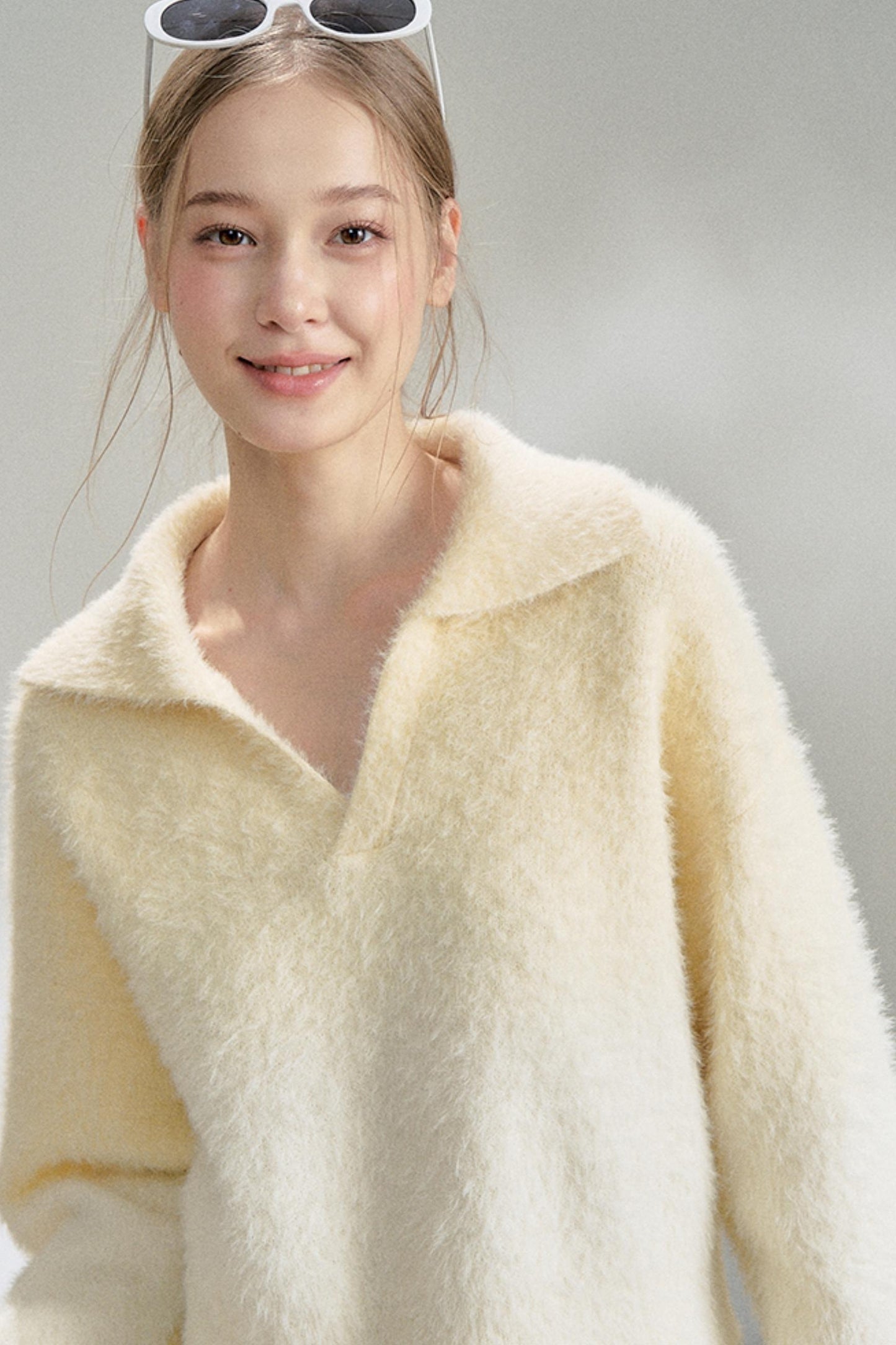 Soft Gradient Mohair Sweater