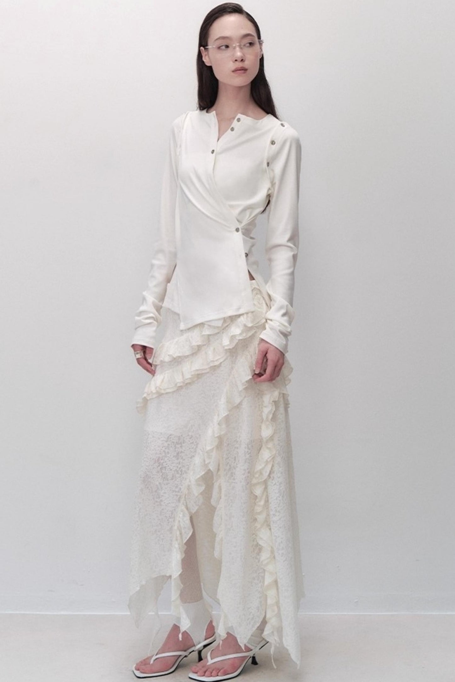 Detachable Round Neck Knitted Cardigan