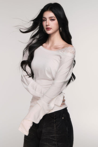 Lazy Sophisticated Lace Top