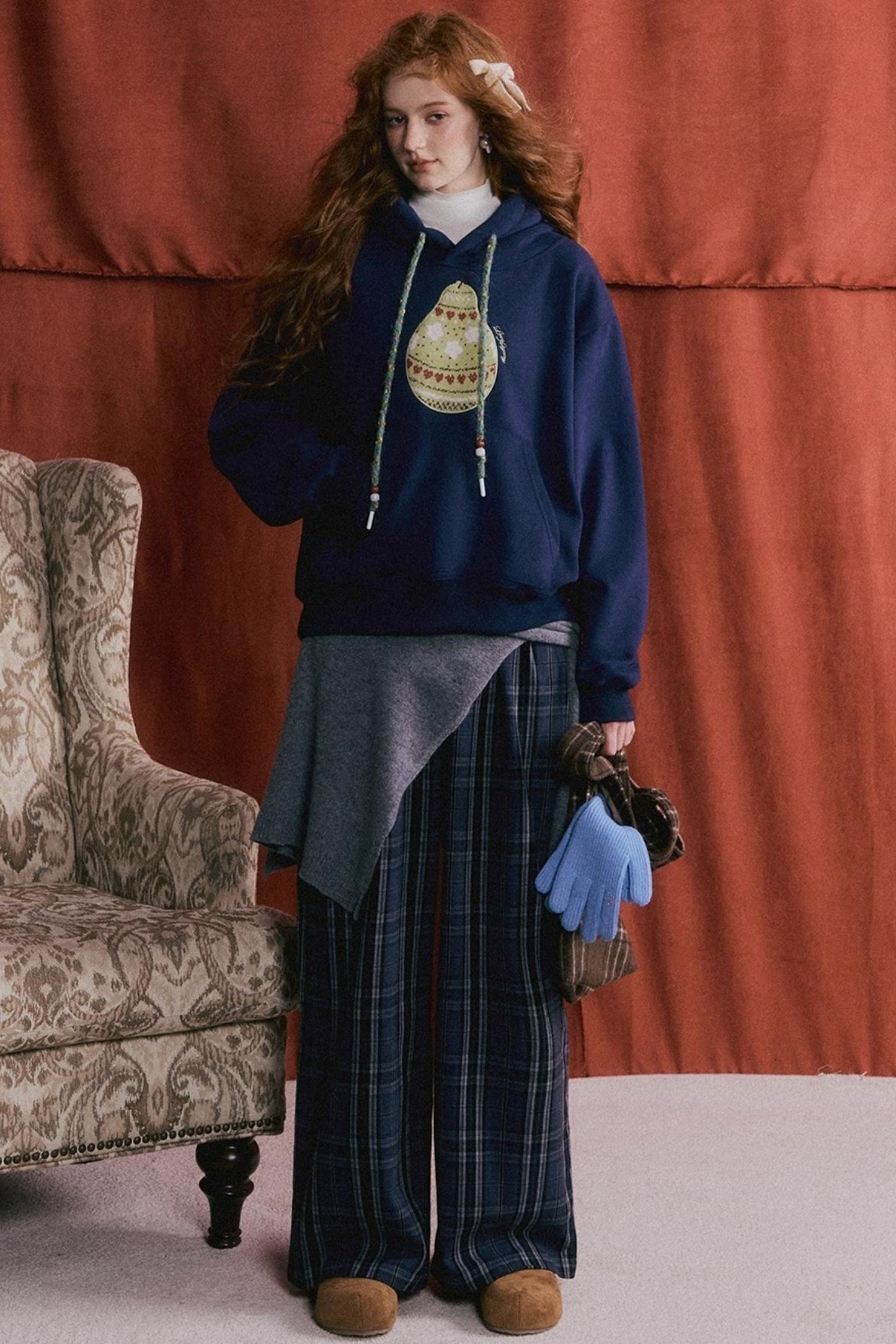 Knit Fake Collar Scarf