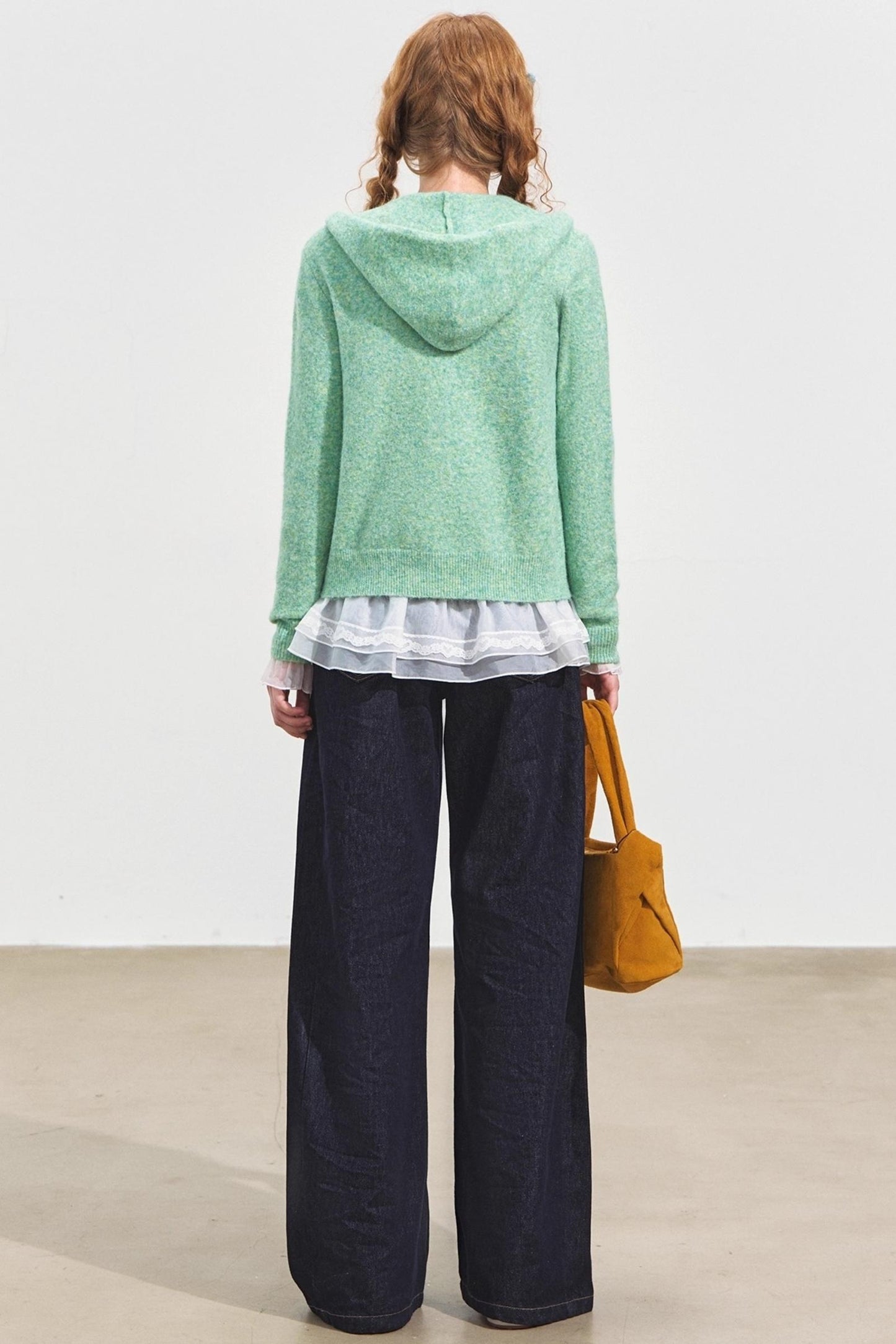 Hooded Shawl Neck Cardigan