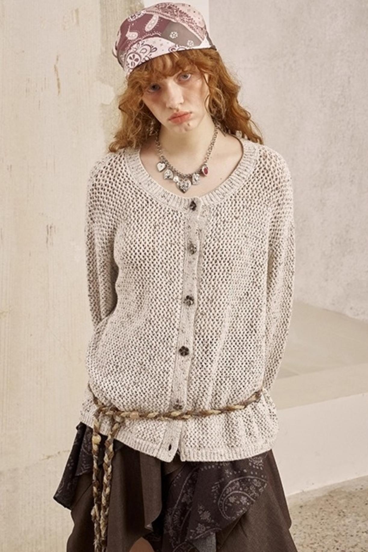 Vintage Crocheted Cardigan