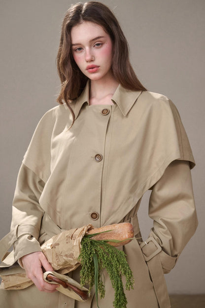 Retro Loose Trench Coat