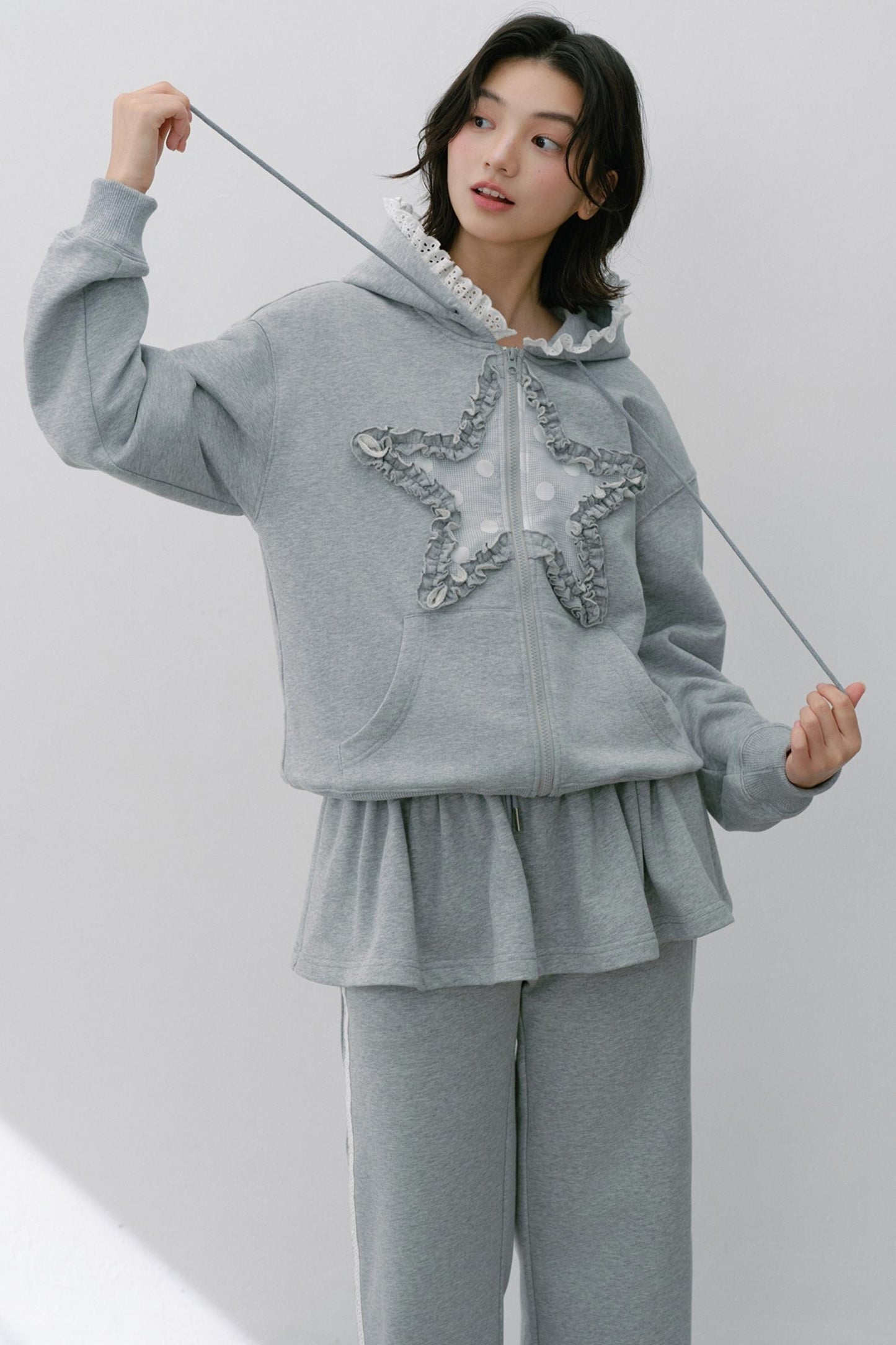 Star Lace Top & Pants Set-Up