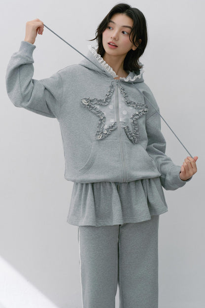 Star Lace Top & Pants Set-Up