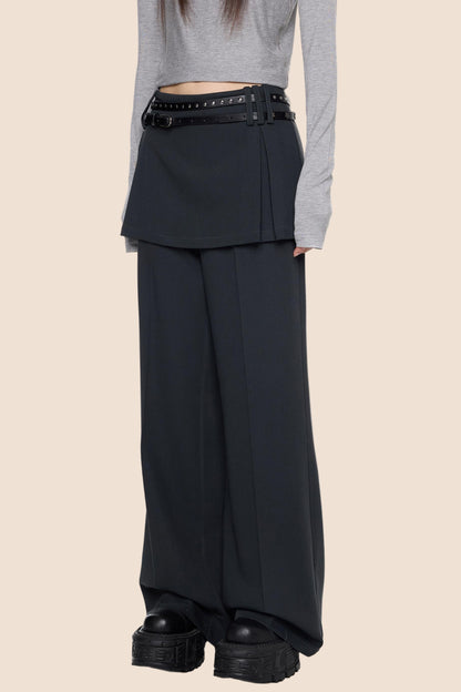 Straight High Waist Pants