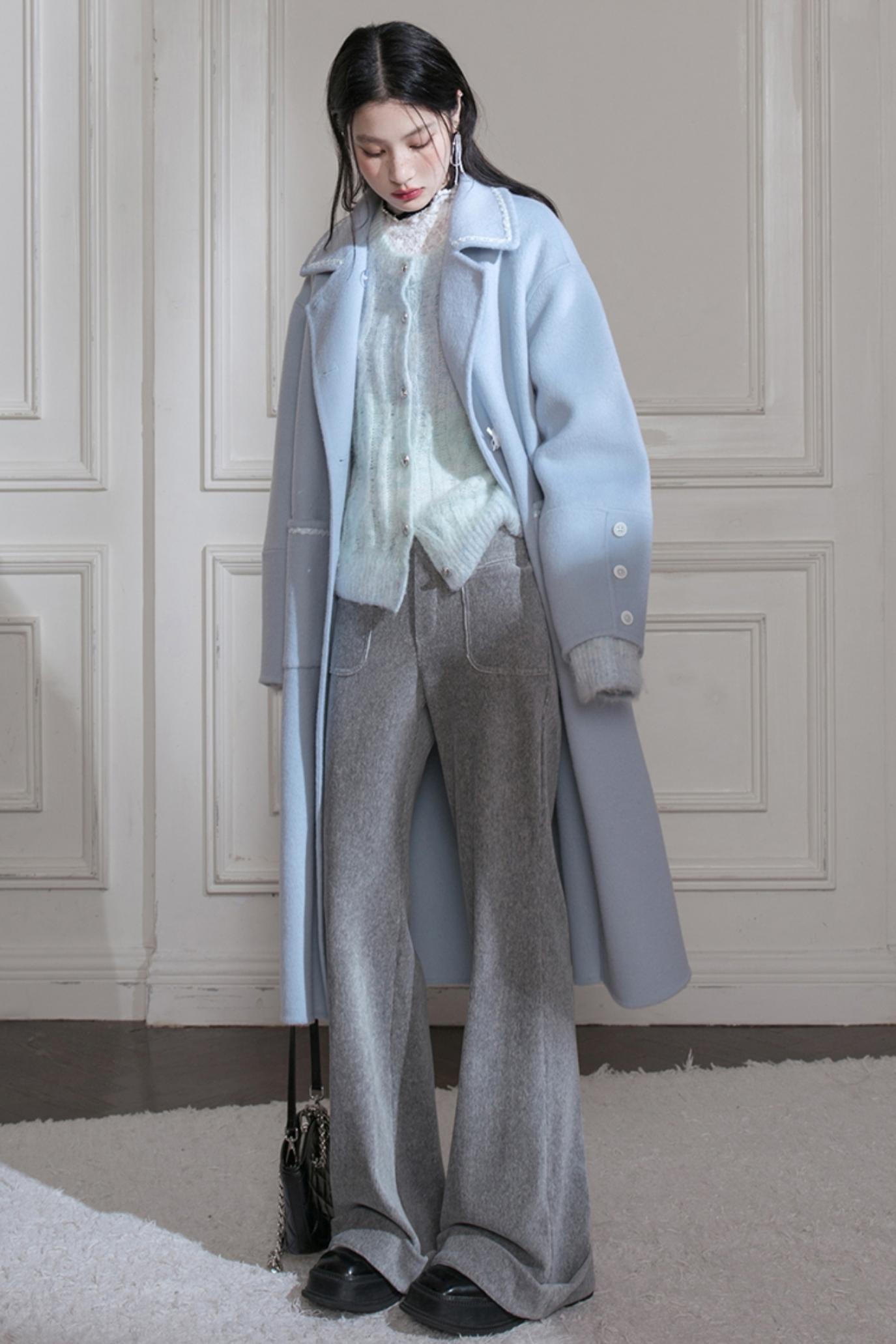 Gradient Wool Cardigan