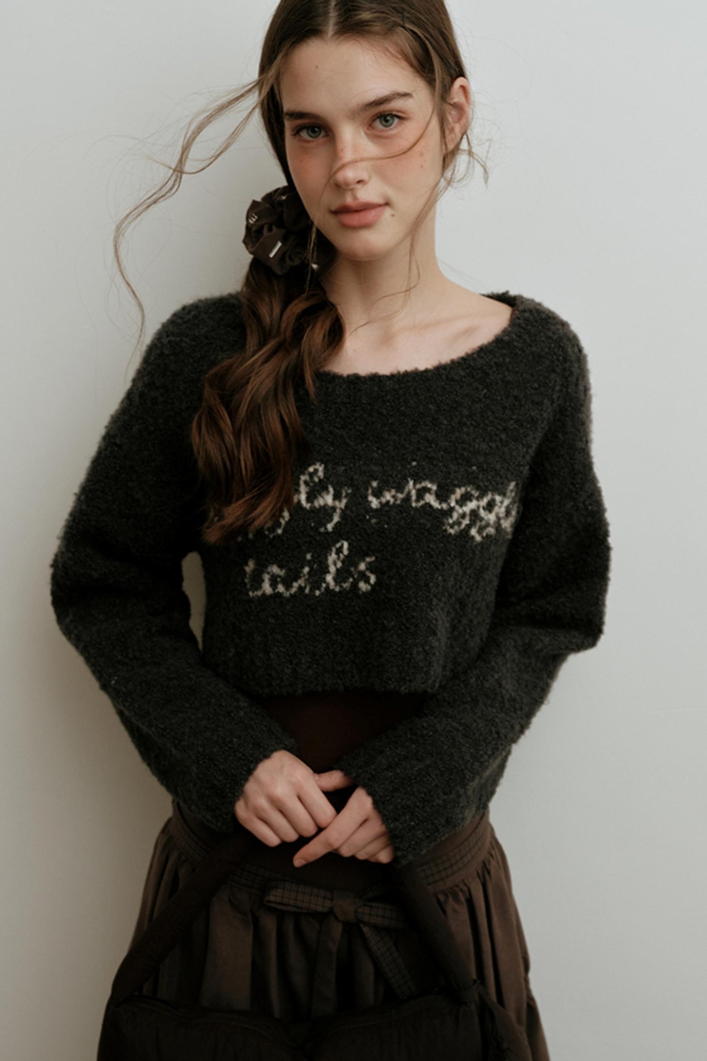 Light Luxury Wool Jacquard Top