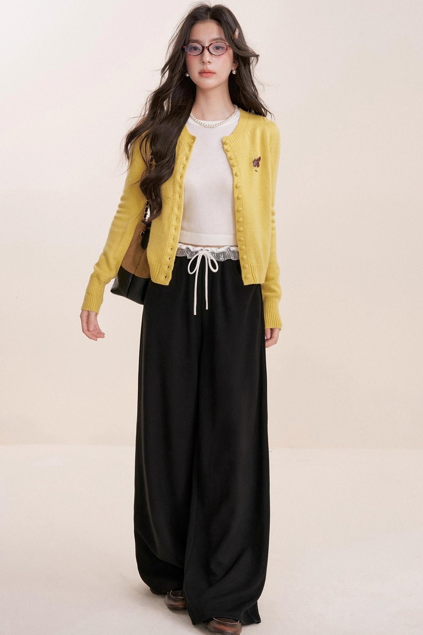 Romantic Lace Wide-Leg Pants