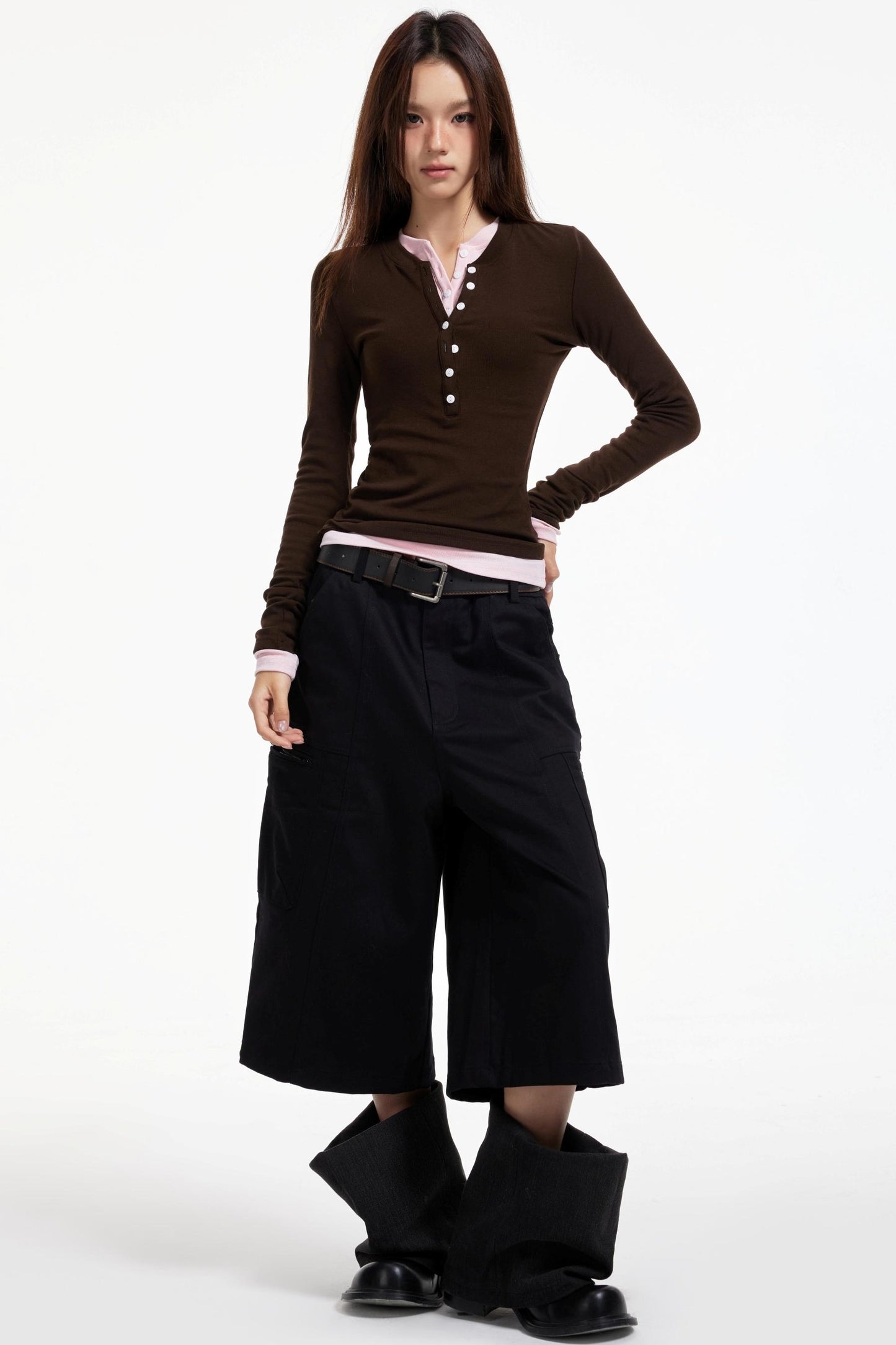 Black Wide-Leg Pants
