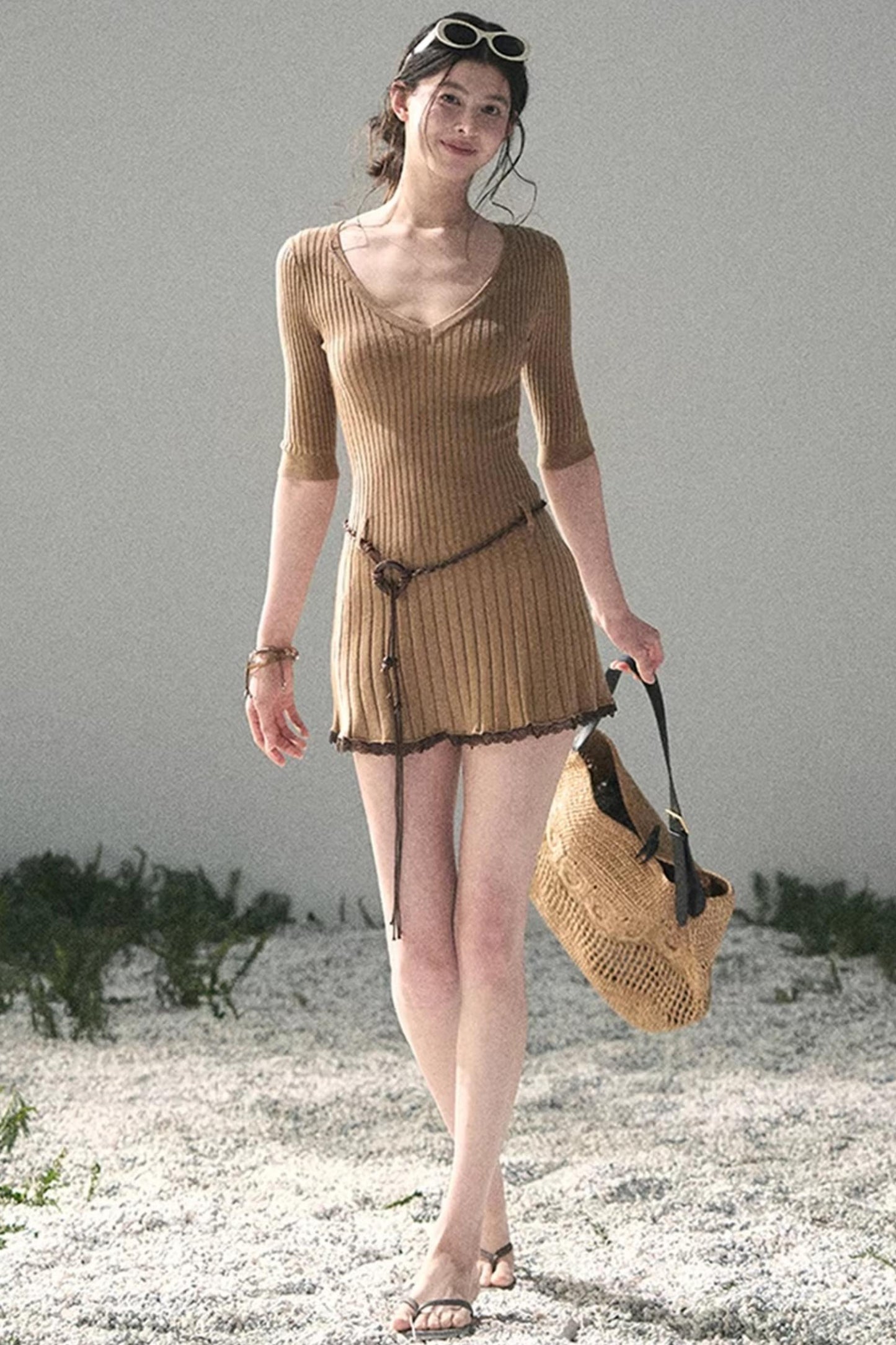 Amber Memories Knit Dress Set