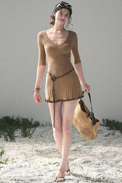 Amber Memories Knit Dress Set