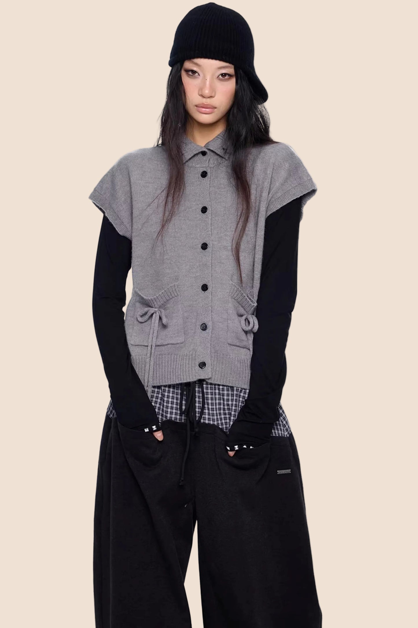 Hochintelligente Wollstrickjacke