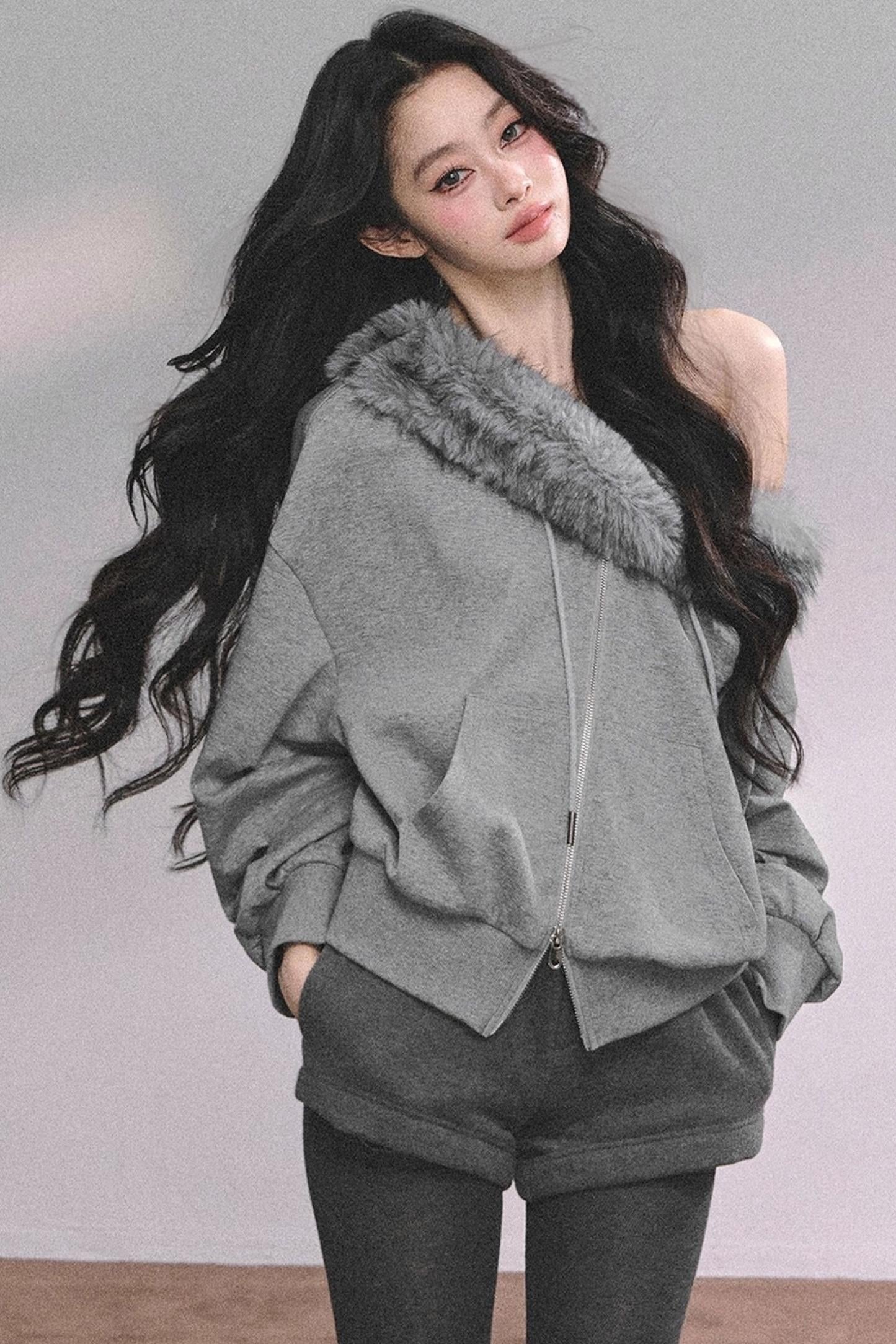 Nordic Winter Top Shorts Two-Piece Set-Up