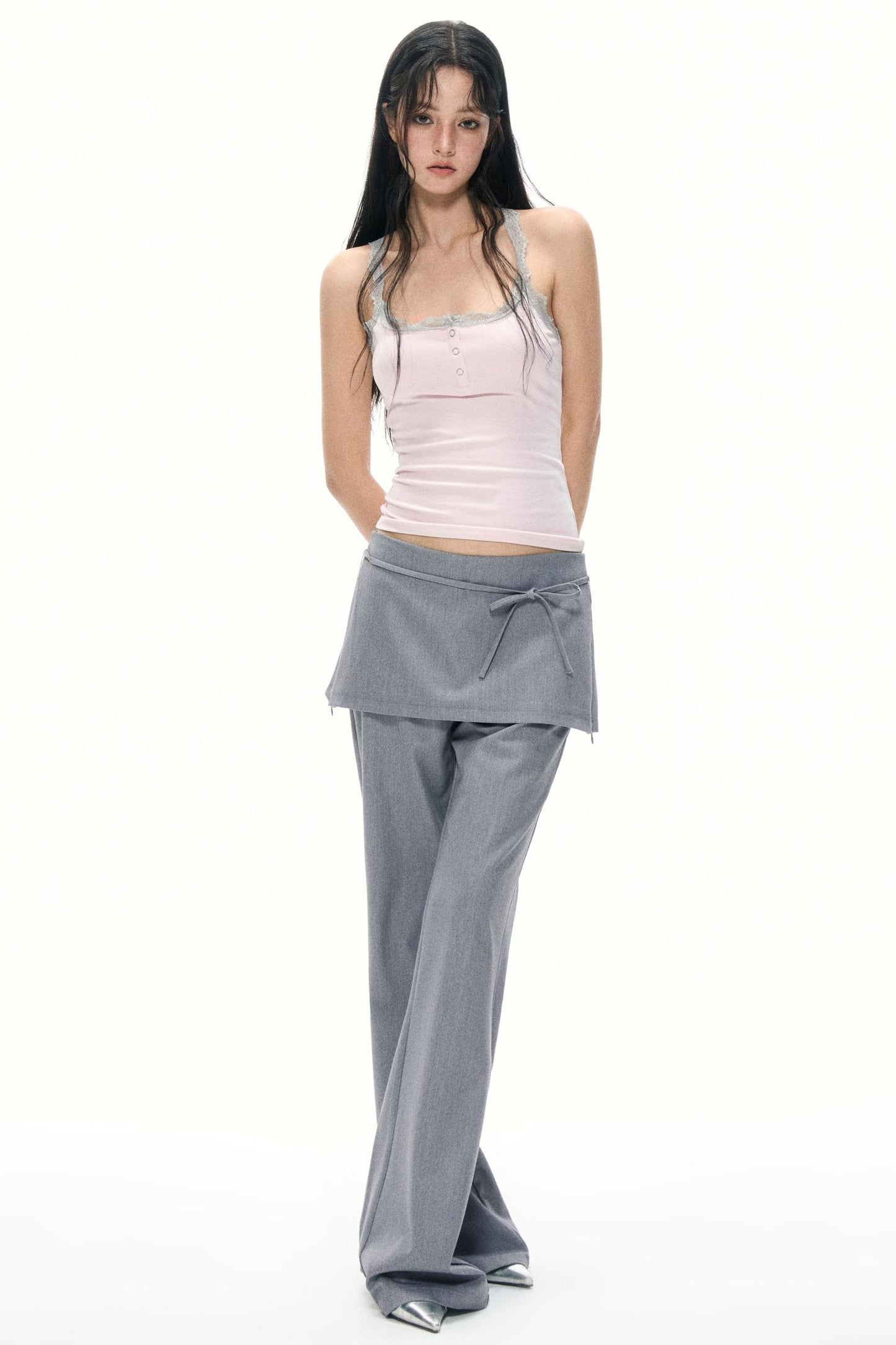 Color-Block Lace Camisole