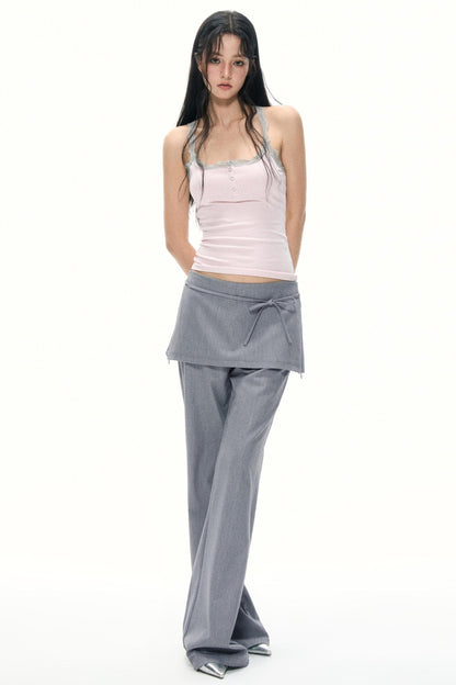 Color-Block Lace Camisole